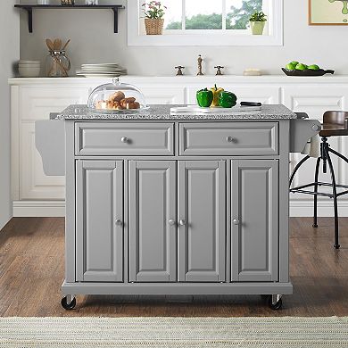 Crosley Full Size Granite Top Kitchen Cart