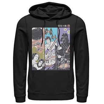 Men's Star Wars Vintage Collage Panel Hoodie