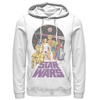 Men's Star Wars Group Shot Battle Logo Hoodie