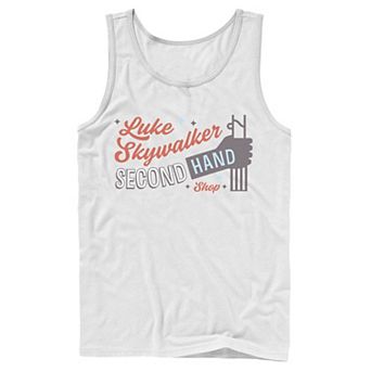 Men's Star Wars Luke Skywalker Second Hand Shop Tank Top