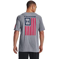 Red, White and Blue Star, Men's USA T-shirts, 4th of July T-shirts - Black  MH200PATRIOT S17 S 