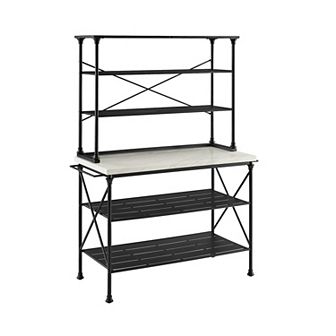 Crosley Madeleine Kitchen Island & Hutch