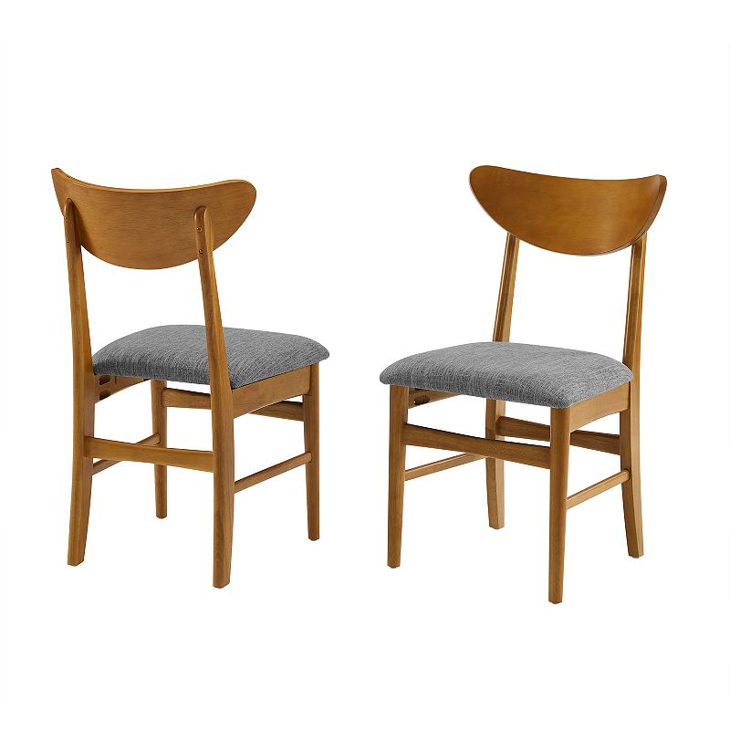 Crosley Landon 2-Piece Wood Dining Chair Set, Brown
