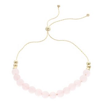 City Luxe Gemstone Bead Bolo Bracelet