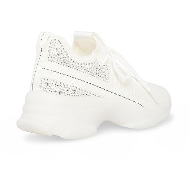madden girl Shimmer Women's Rhinestone Sneakers