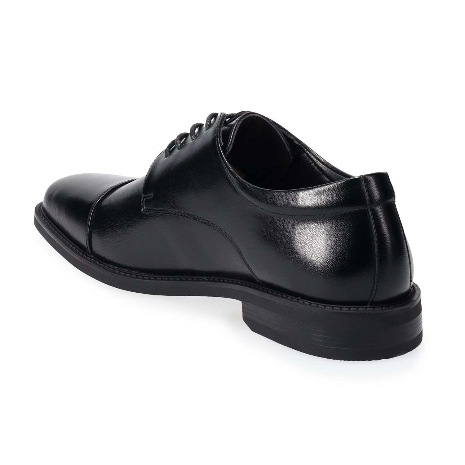 Мужские туфли Apt. 9 Denver Dress Shoes, цвет: Чёрный — фото 3