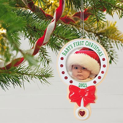 Baby's First Christmas Photo Frame 2021 Hallmark Keepsake