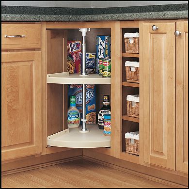 Rev-A-Shelf 6942-24-15-52 28" Pie Cut 2-Shelf Lazy Susan (Certified Refurbished)