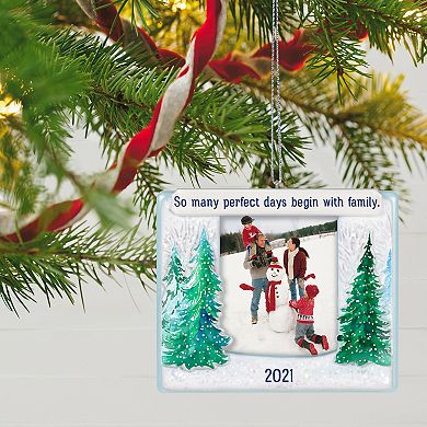 Our Family Photo Frame 2021 Hallmark Keepsake Christmas Ornament
