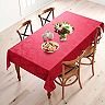 St. Nicholas Square® Solid Red Poinsettia Tablecloth