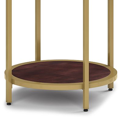 Simpli Home Jenna Round Side Table