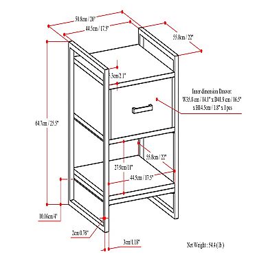 Simpli Home Riverside End Table