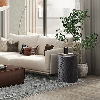Simpli Home Corbin 16.1" Wide Industrial Metal End Table