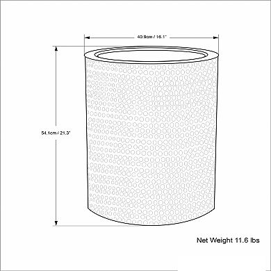 Simpli Home Corbin 16.1" Wide Industrial Metal End Table