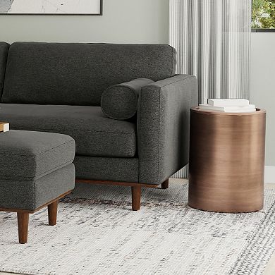 Simpli Home Corbin 16.1" Wide Industrial Metal End Table