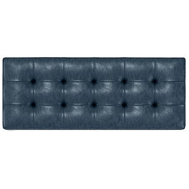 Simpli Home Cosmopolitan Storage Ottoman Bench