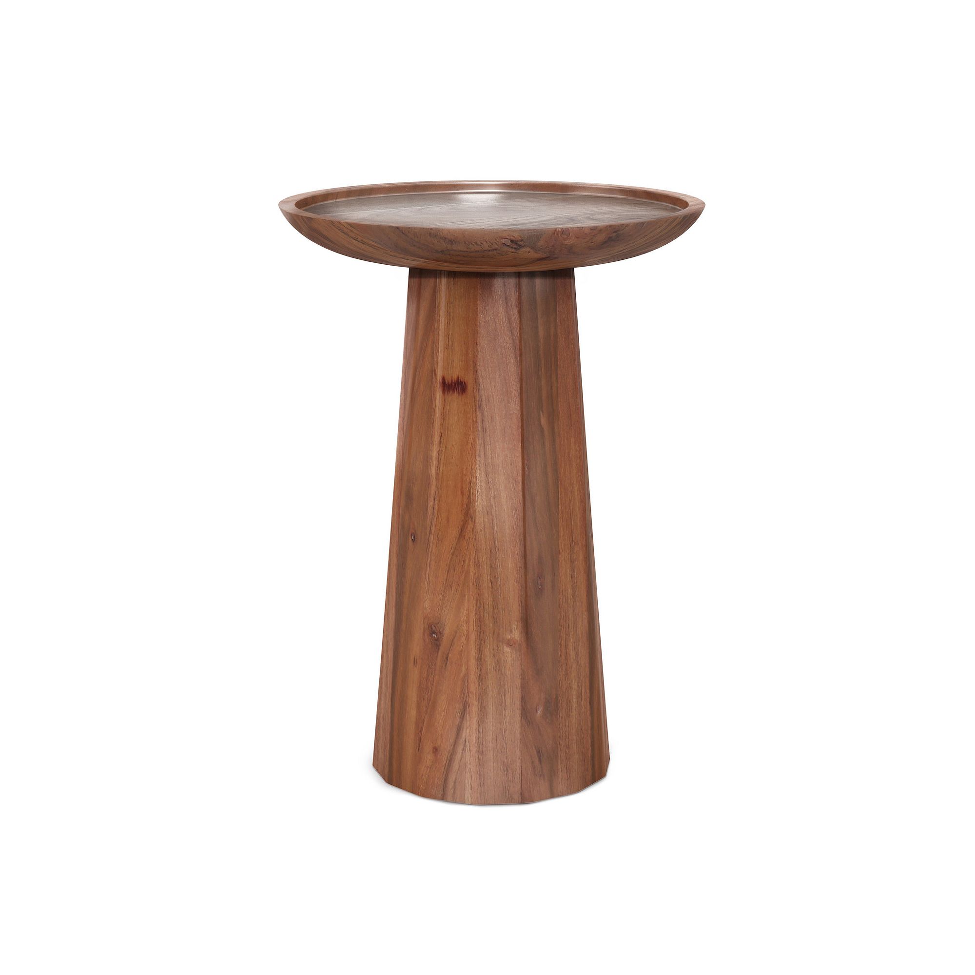 Simpli Home Dayton Accent End Table, Light Red