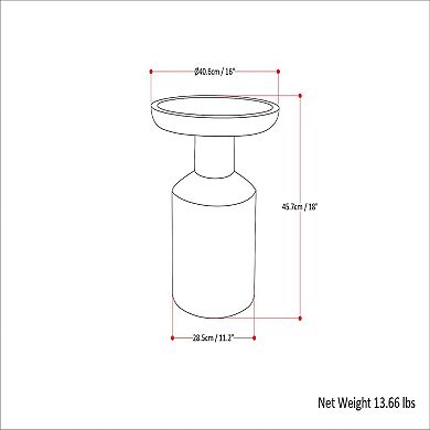 Simpli Home Haynes Wooden Accent Table