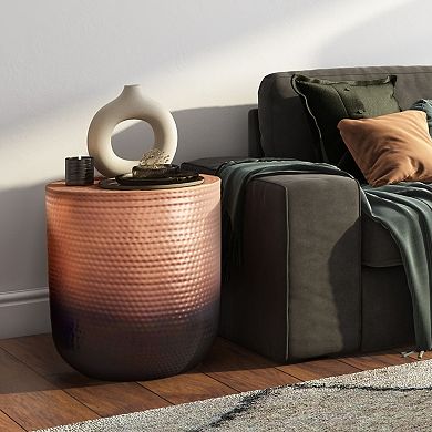 Simpli Home Nova Metal Side Table