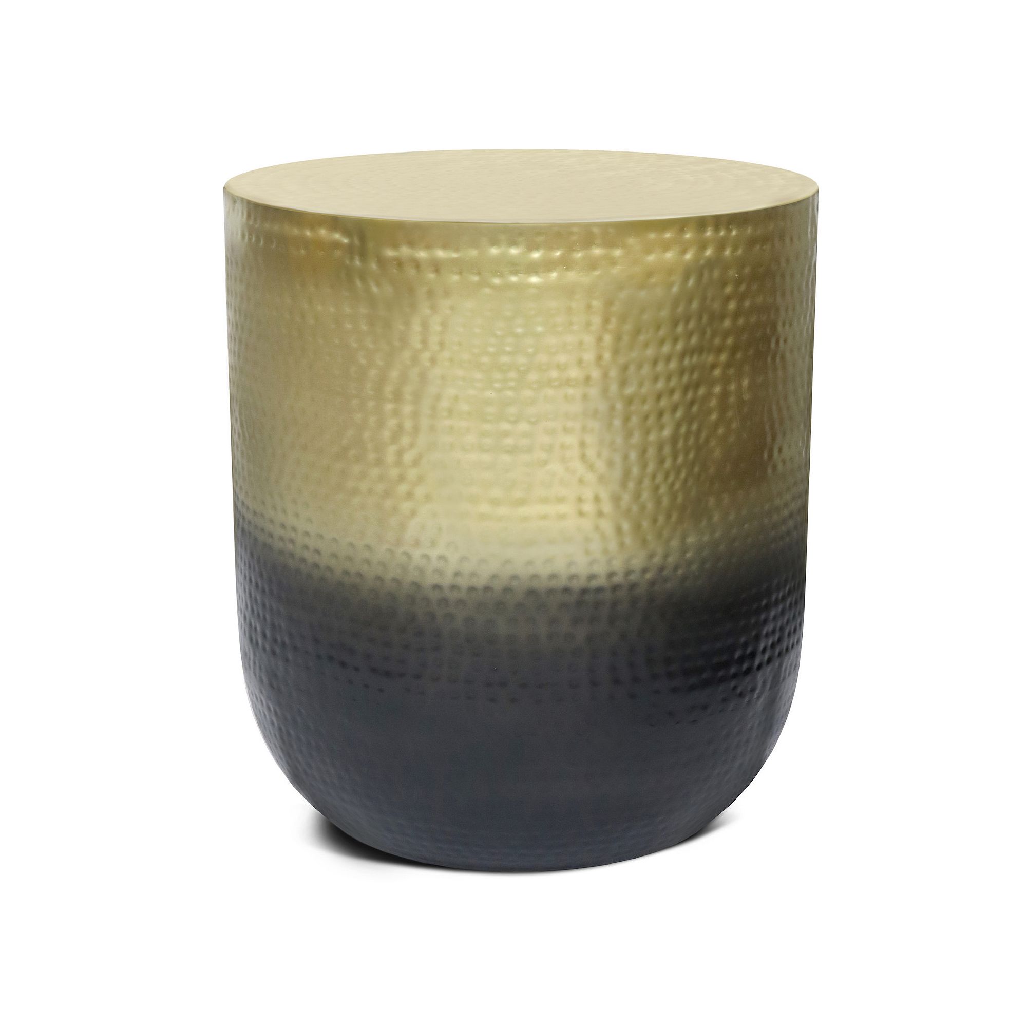 Simpli Home Nova Metal Side Table, Gold Ombre