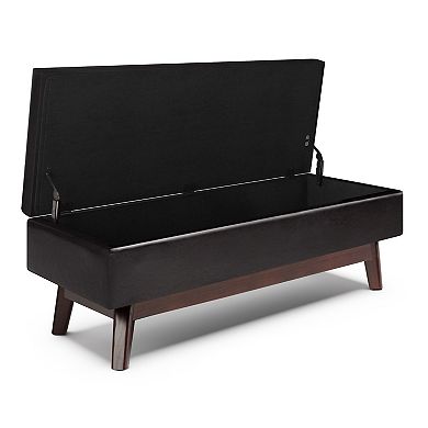 Simpli Home Owen Rectangular Modern Storage Ottoman