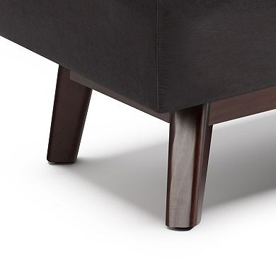 Simpli Home Owen Rectangular Modern Storage Ottoman