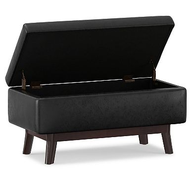 Simpli Home Owen Small Modern Storage Ottoman