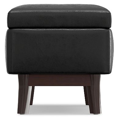Simpli Home Owen Small Modern Storage Ottoman