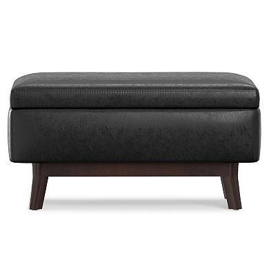 Simpli Home Owen Small Modern Storage Ottoman