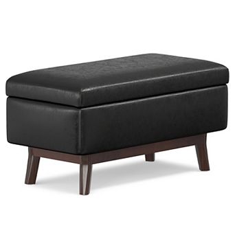 Simpli Home Owen Small Modern Storage Ottoman