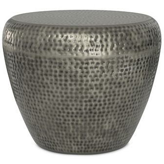 Simpli Home Preston Metal Side Table