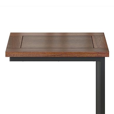 Simpli Home Skyler Wide C-Side Table