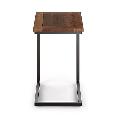 Simpli Home Skyler Wide C-Side Table