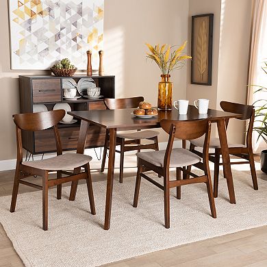 Baxton Studio Orion Dining Table & Chair 5-piece Set