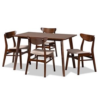 Baxton Studio Orion Dining Table & Chair 5 pc Set