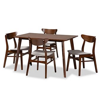 Baxton Studio Orion Dining Table & Chair 5 pc Set