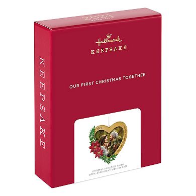 Our First Christmas Together Photo Frame 2021 Hallmark Keepsake Christmas Ornament
