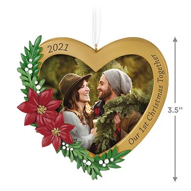 Our First Christmas Together Photo Frame 2021 Hallmark Keepsake Christmas Ornament