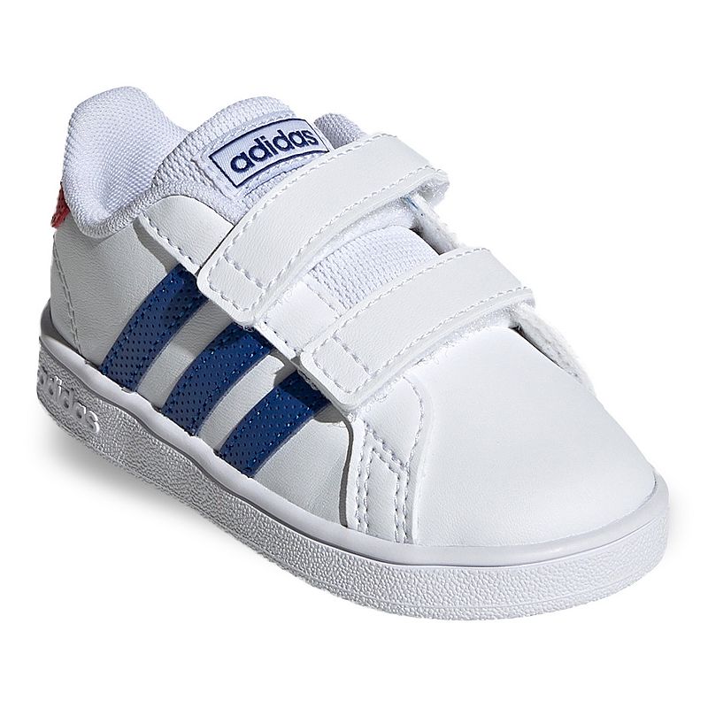 adidas Grand Court CF I Baby/Toddler Shoes, Toddler Boys, Size: 4 T, White