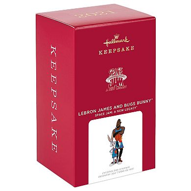 Space Jam: A New Legacy LeBron James & Bugs Bunny 2021 Hallmark Keepsake Christmas Ornament