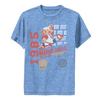 Boys 8-20 Nintendo Super Mario 1985 Retro Cover Graphic Tee