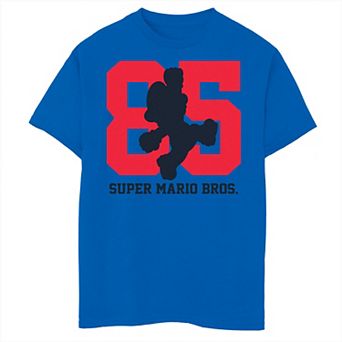 Boys 8-20 Super Mario 85 Mario Silhouette Graphic Tee