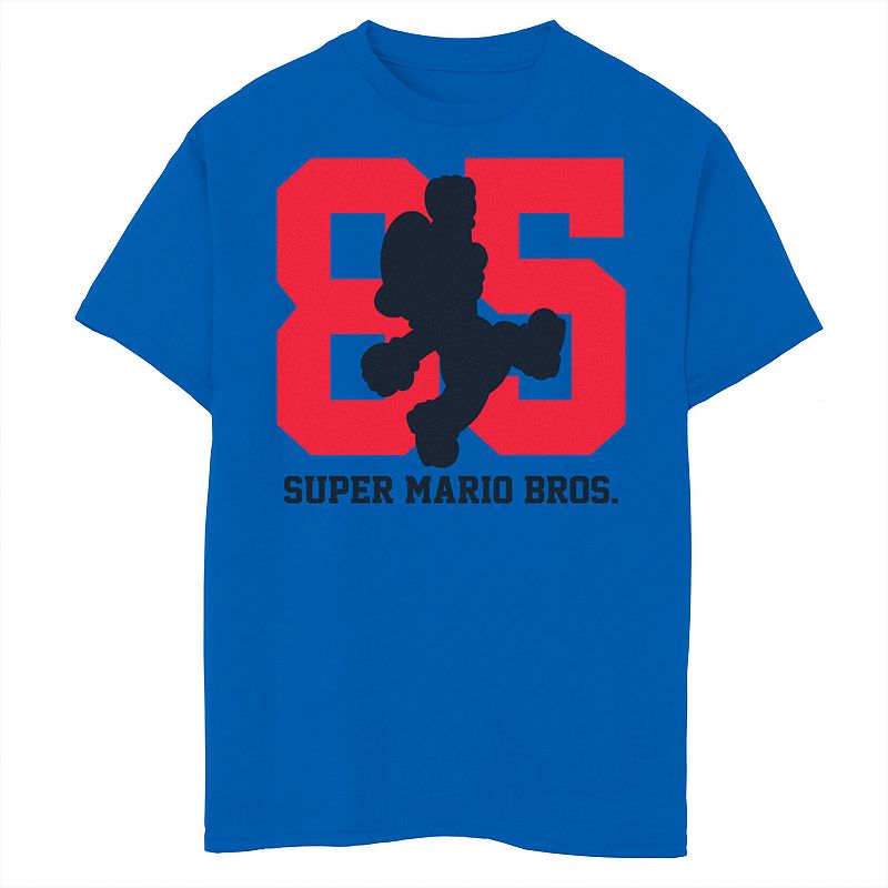 Boys 8-20 Super Mario 85 Mario Silhouette Graphic Tee, Boy's, 