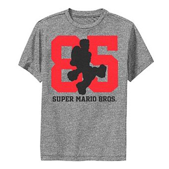 Boys 8-20 Nintendo Super Mario 85 Mario Silhouette Graphic Tee