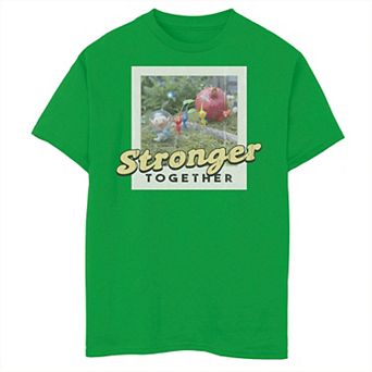 Boys 8-20 Pikmin Stronger Together Photo Fruit Carry Graphic Tee