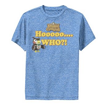 Boys 8-20 Animal Crossing Blathers Hooooo Who Graphic Tee