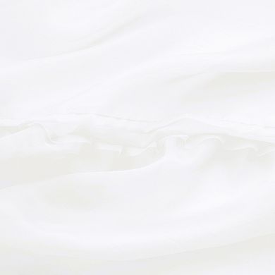 VCNY Home Vian Sheer Ruffle Rod Pocket Window Curtain Set