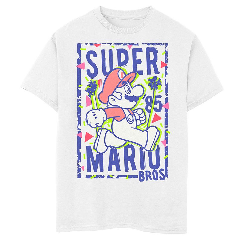 Boys 8-20 Nintendo Super Mario Bros 85 Retro Portrait Graphic Tee, Boy's, 