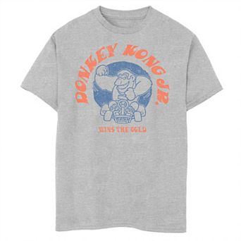 Boys 8-20 Mario Kart Donkey Kong Jr. Wins The Gold Graphic Tee