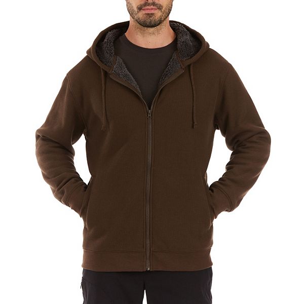 Men's Smith's Workwear Hooded Sherpa-Lined Thermal Jacket